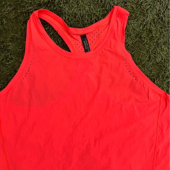 Athleta x Allyson Felix Womens Ultimate Legend Sleeveless Tank Top Neon Orange L - Picture 2 of 6